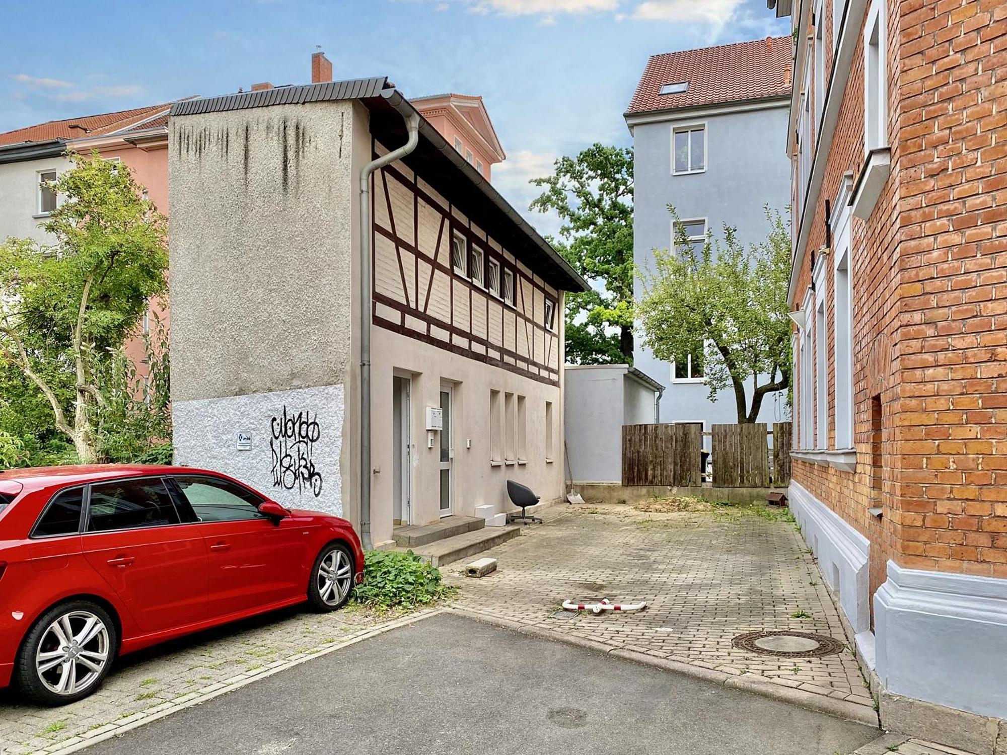 Die Remise Mit Kostenlosem Parkplatz Direkt Vor Der Tuer エアフルト エクステリア 写真
