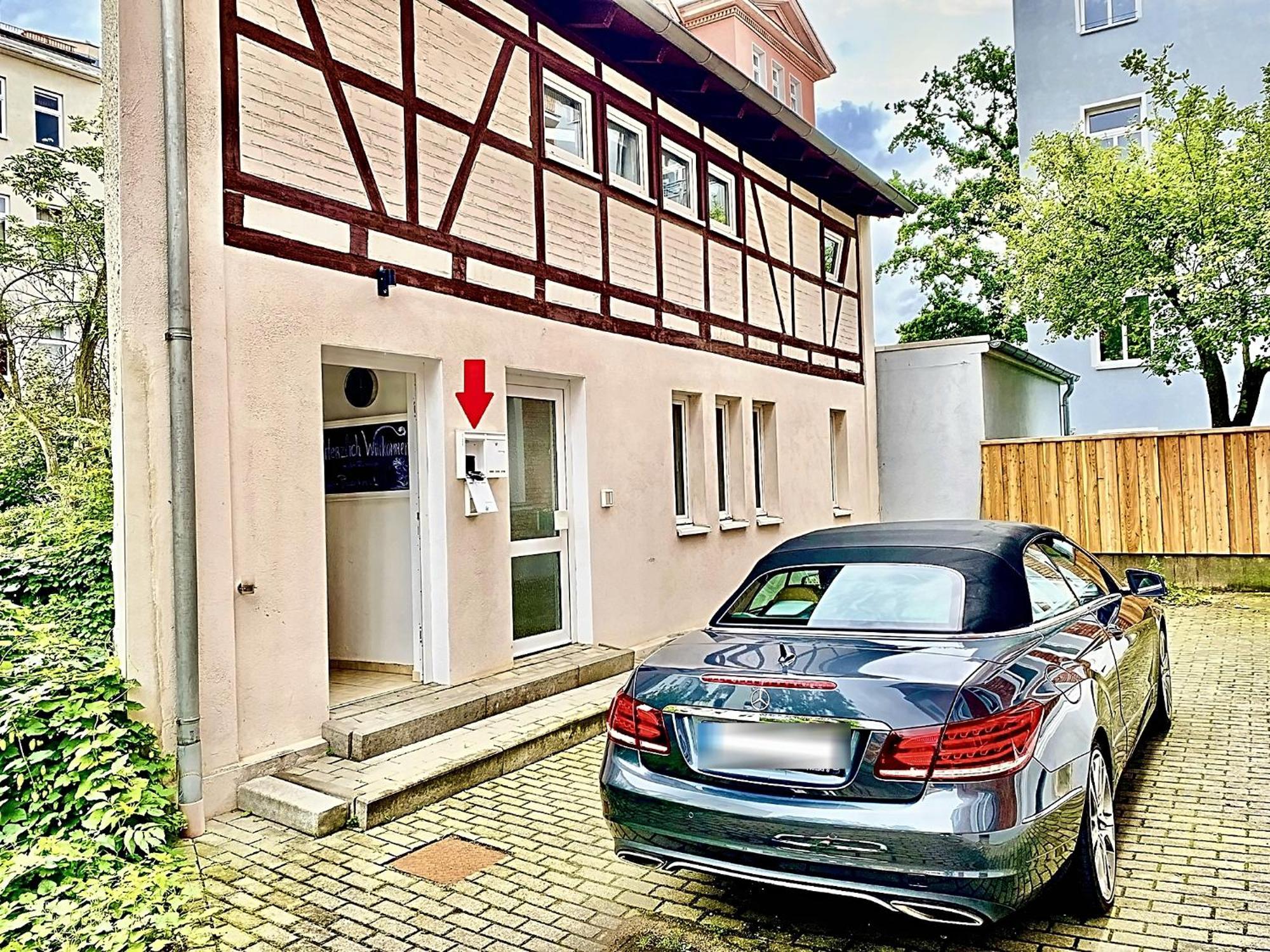 Die Remise Mit Kostenlosem Parkplatz Direkt Vor Der Tuer エアフルト エクステリア 写真