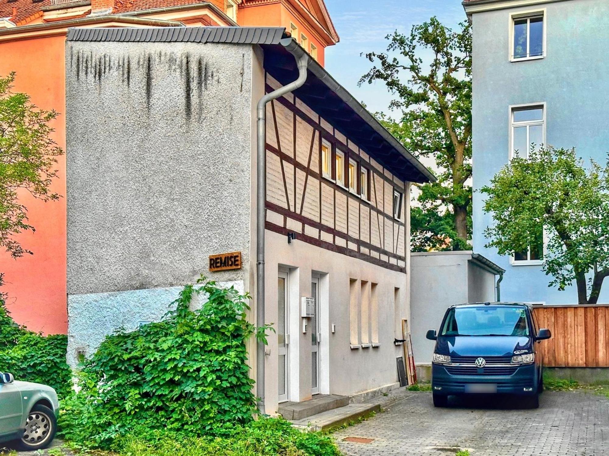 Die Remise Mit Kostenlosem Parkplatz Direkt Vor Der Tuer エアフルト エクステリア 写真